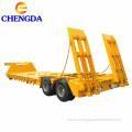 High quality 4 axles lowbed semi trailer